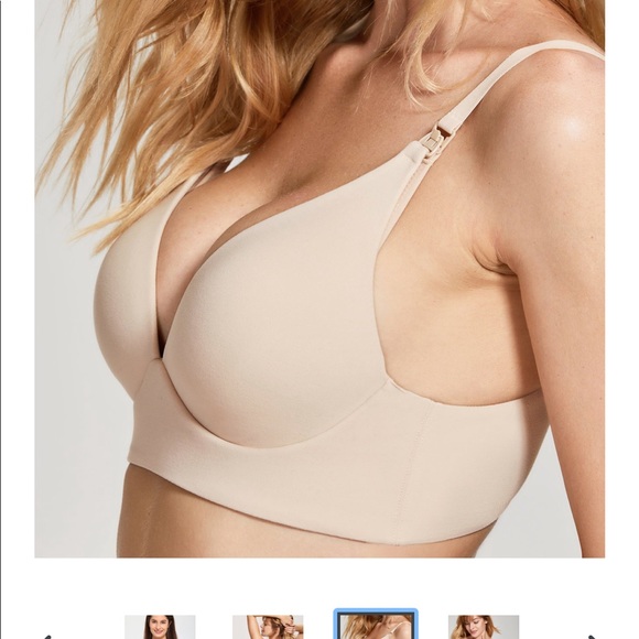 BUNDLE MORI BAY Plush Plunge Wirefree Nursing/Maternity Bras - Picture 4 of 8